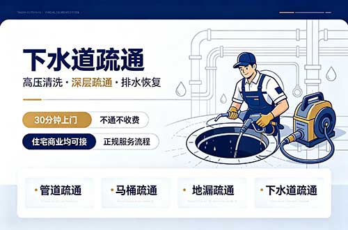黄冈下水道疏通